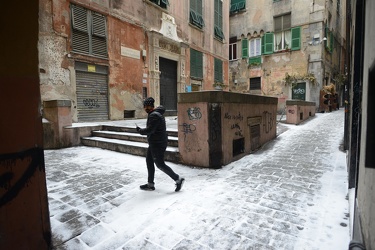 Genova - allerta arancione neve - freddo, vento e maltempo