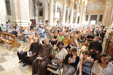 Genova - chiesa Nunziata - preghiera Sant'Egidio per i migranti 