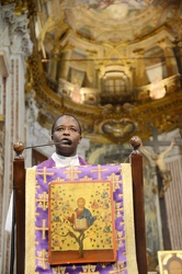 Genova - chiesa Nunziata - preghiera Sant'Egidio per i migranti 