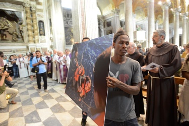 Genova - chiesa Nunziata - preghiera Sant'Egidio per i migranti 