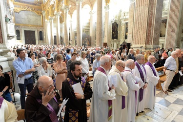 Genova - chiesa Nunziata - preghiera Sant'Egidio per i migranti 