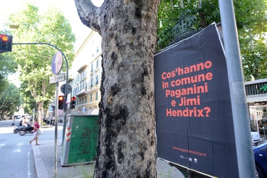 Genova - iniziato marketing promozione mostra paganini rockstar