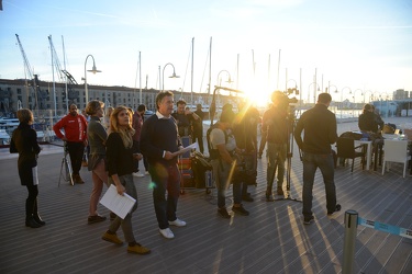 Genova, acquario - riprese del film Acquario Emozioni a Genova d