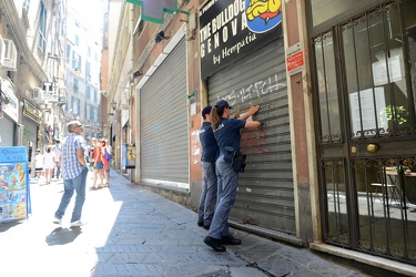 Genova - via San Luca - sequestro negozio hempatia - operazione 