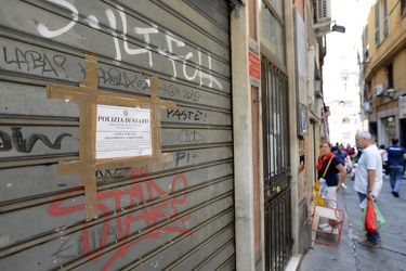 Genova - via San Luca - sequestro negozio hempatia - operazione 
