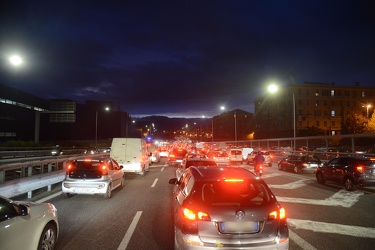 Genova - traffico e disagi a ponente