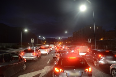 Genova - traffico e disagi a ponente