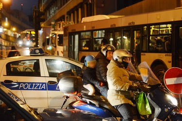 Genova, ponente - traffico intenso