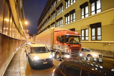 Genova, ponente - traffico intenso