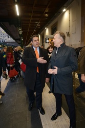 Genova, stazione Principe - viaggio inaugurale, partenza treno f