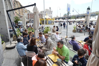 Genova - ponte del primo maggio - la situazione al 30 aprile