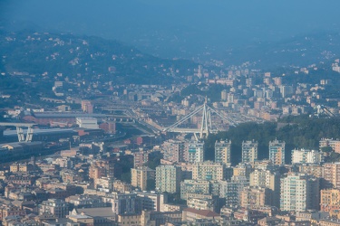 Genova - in volo con ATR42 della Guardia Costiera