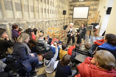 Genova, scuola Daneo - incontro con Maria Airaudo, classe 1924, 