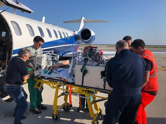 Genova, ospedale Gaslini - trasporto paziente tunisino