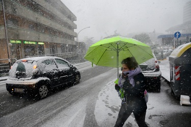 Genova - emergenza allerta neve, nevicata superiore alle previsi