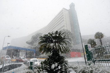 Genova - emergenza allerta neve, nevicata superiore alle previsi