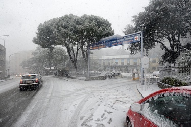 Genova - emergenza allerta neve, nevicata superiore alle previsi