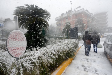 Genova - emergenza allerta neve, nevicata superiore alle previsi