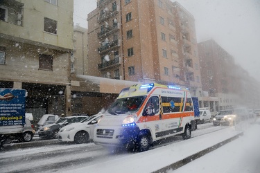 Genova - emergenza allerta neve, nevicata superiore alle previsi