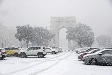 Genova - emergenza allerta neve, nevicata superiore alle previsi