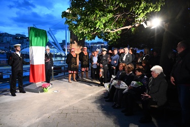 Genova, annversario tragedia Torre Piloti - cerimonia al Porto A