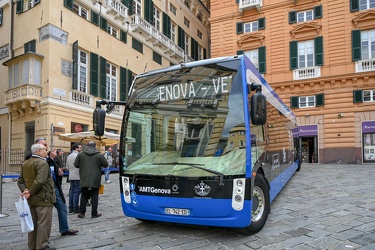 Genova - presentato autobus elettrico amt in collaborazione con 