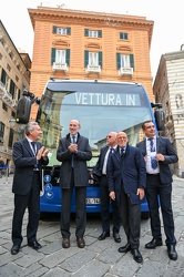 Genova - presentato autobus elettrico amt in collaborazione con 