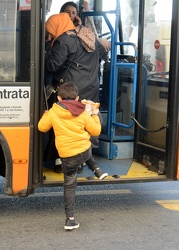 Genova, autobus AMT - bambini a bordo