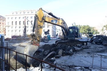 Genova, zona Foce - nuovo cambio linee traffico causa spostament