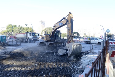 Genova, zona Foce - nuovo cambio linee traffico causa spostament