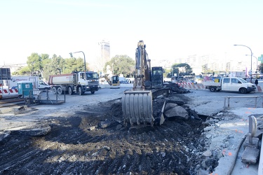 Genova, zona Foce - nuovo cambio linee traffico causa spostament