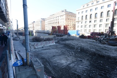 Genova, zona Foce - nuovo cambio linee traffico causa spostament