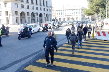 Genova, zona Foce - nuovo cambio linee traffico causa spostament