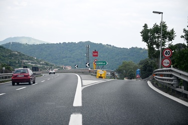 Genova - tratto autostrada uscita casello ge est