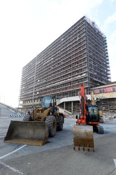Genova, fiera - iniziati dopo la bonifica i lavori di demolizion