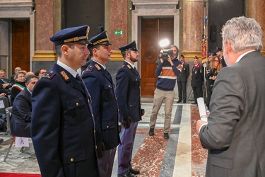 Genova - palazzo Ducale - tradizionale festa della polizia di St