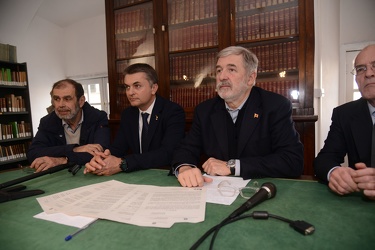 Genova - commissario sindaco Bucci firma protocollo ricostruzion