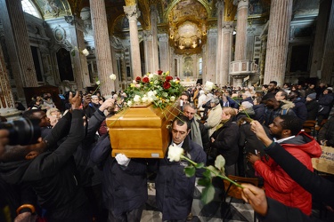 Genova, 01 02 2019 - chiesa della Nunziata - i funerali di Pince