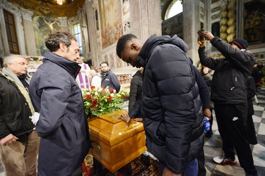 Genova, 01 02 2019 - chiesa della Nunziata - i funerali di Pince