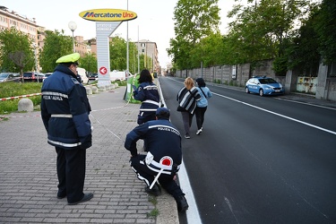 Genova, via Rivarolo - incidente mortale 