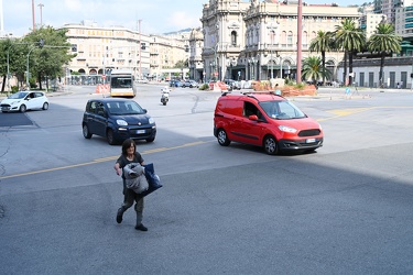 Genova, cantiere Bisagno davanti a Brignole