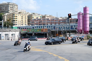 Genova, cantiere Bisagno davanti a Brignole