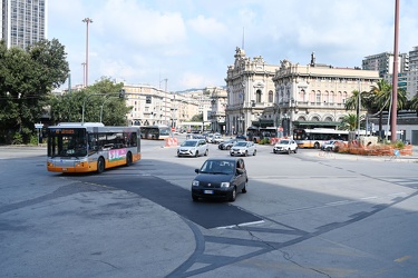 Genova, cantiere Bisagno davanti a Brignole