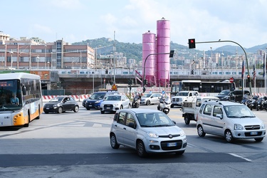 Genova, cantiere Bisagno davanti a Brignole