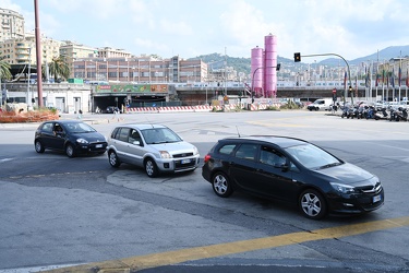 Genova, cantiere Bisagno davanti a Brignole