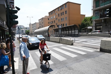 Genova, incrocio tra via Isonzo e via Timavo - installazione sis