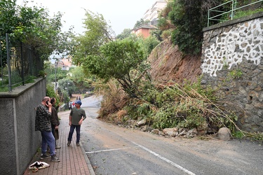 Genova, maltempo - la situazione verso ponente