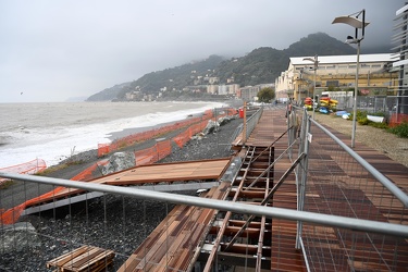 Genova, maltempo - la situazione verso ponente