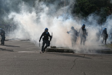 Genova, manifestazione antifascista in occasione del comizio di 