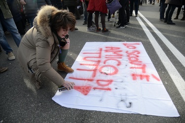 Genova - manifestazione antirazzista contro il decreto sicurezza